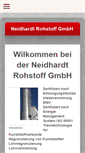 Mobile Screenshot of neidhardt-recycling.de