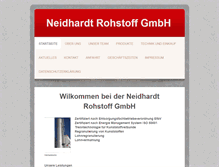 Tablet Screenshot of neidhardt-recycling.de